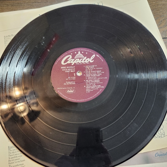 Vintage Anne Murray New Kind of Feeling Black Vinyl LP 1979 - Picture 8 of 11